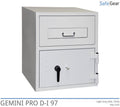 Gemini Pro D-I 97 Coffre-Fort De Dépôt (119 L) - Test anti-effraction D-I - Serrure à clé