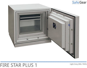 Fire Star Plus 1 Fireproof Data Safe (84 LTO) - Burglary Test Grade I / Fire Test 120 min