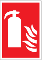 Fire Extinguisher / Fire Extinguisher Sign - Self-Adhesive Vinyl