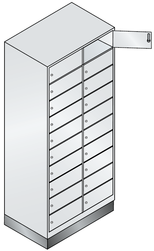 Evolo 20 PC - Computer Safe - Key Lock