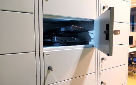 Computerskab, 20 PC'er - indviduel aflåsning