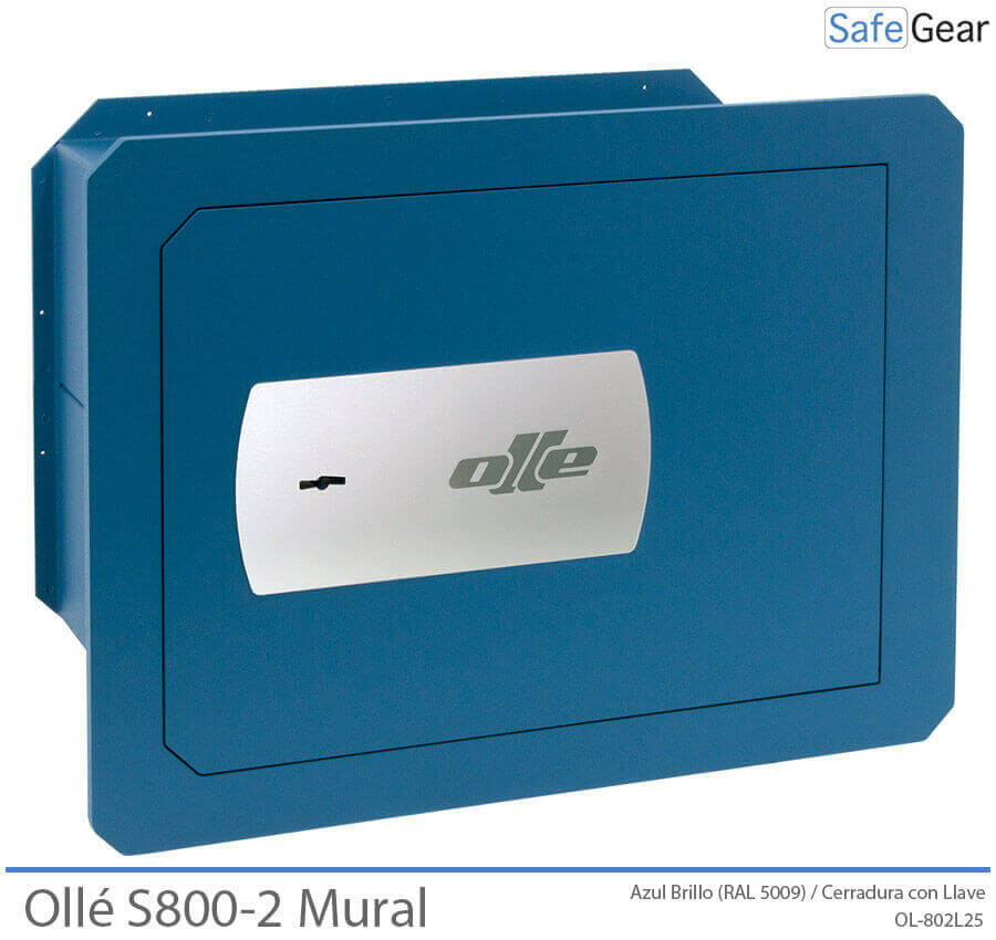 Caja Fuerte - Ollé S802 Mural (25cm) - Cerradura Llave