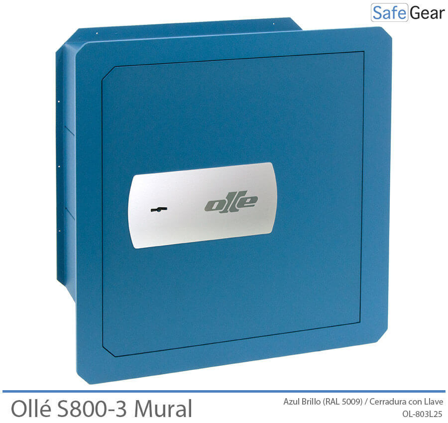 Caja Fuerte - Ollé S803 Mural (25cm) - Cerradura Llave