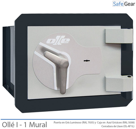 Caja Fuerte - Ollé I Mural - Certificación Grado I - 1 - Cerradura Llave