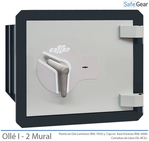 Caja Fuerte - Ollé I Mural - 2 - Cerradura Llave - con Buzón