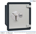 Caja Fuerte - Ollé I Mural - Certificación Grado I - 3 - Cierre Electrónico