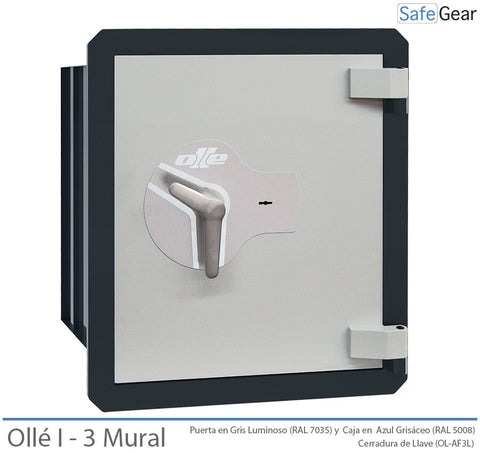 Caja Fuerte - Ollé I Mural - 3 - Cerradura Llave - con Buzón