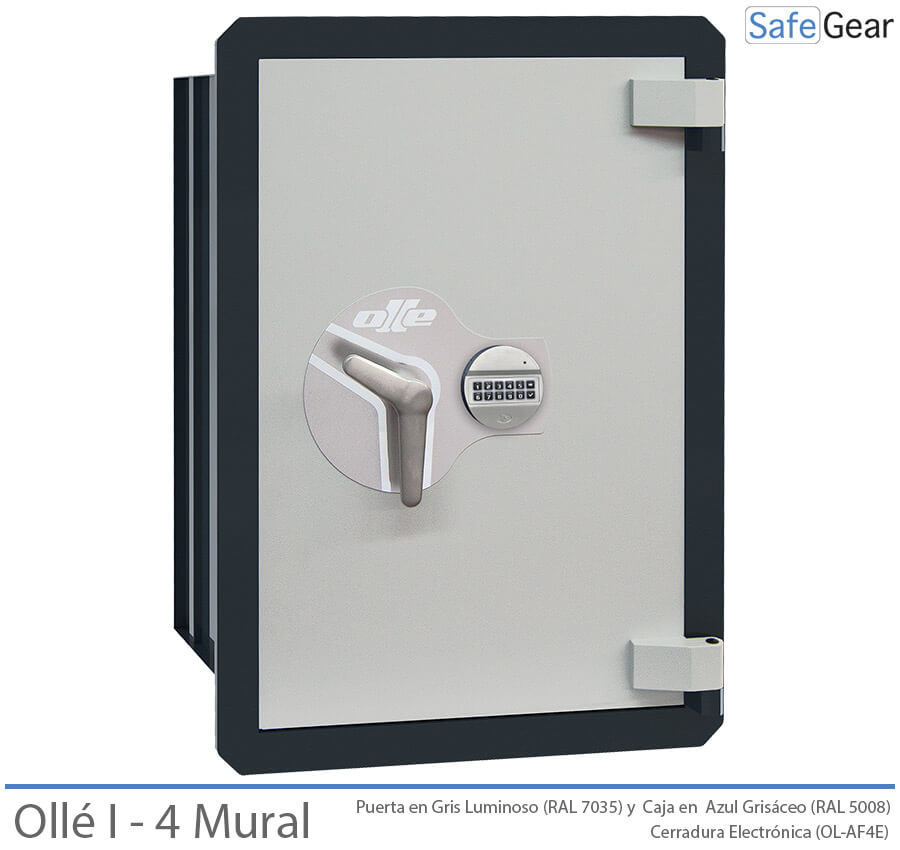 Caja Fuerte - Ollé I Mural - Certificación Grado I - 4 - Cierre Electrónico