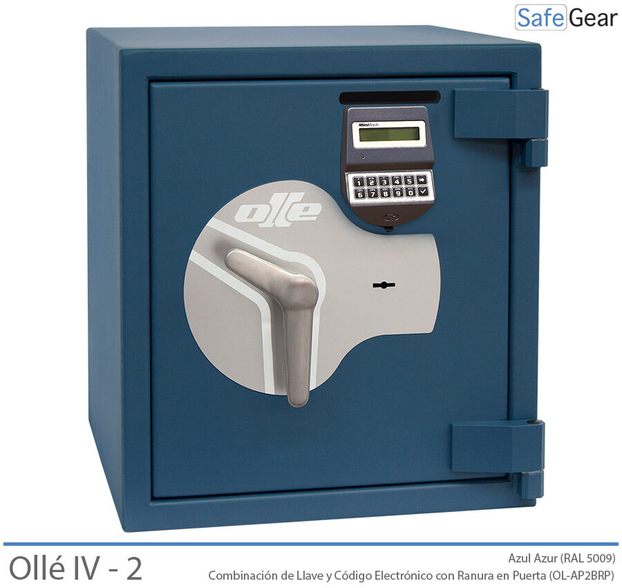 Ollé Grado IV - 2 - Cierre Electrónico con Bloqueo - Ranura en Puerta