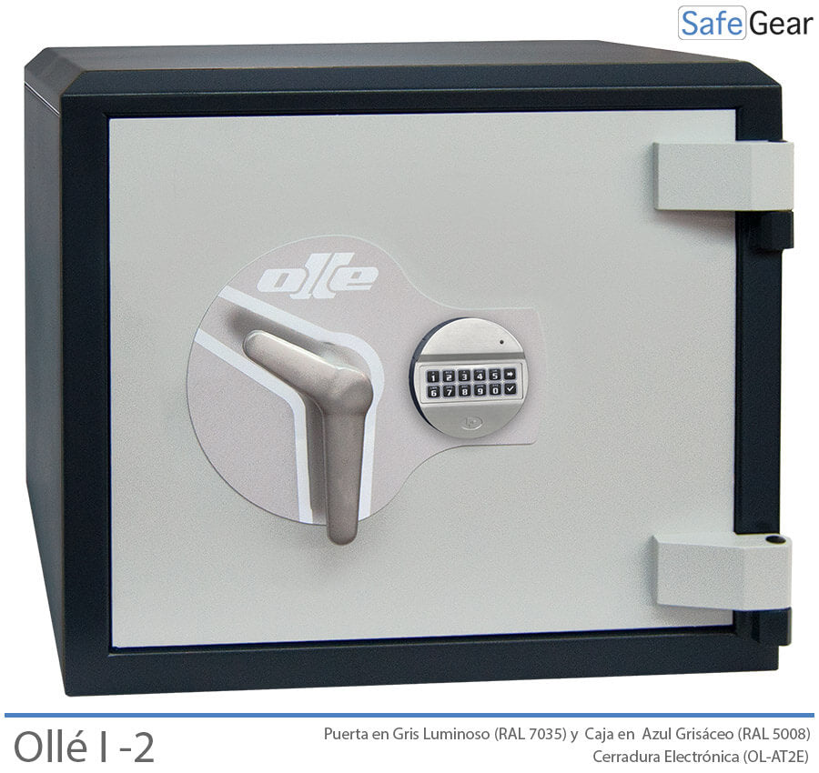 Ollé I-2 Grade 1 safe with code lock, door closed