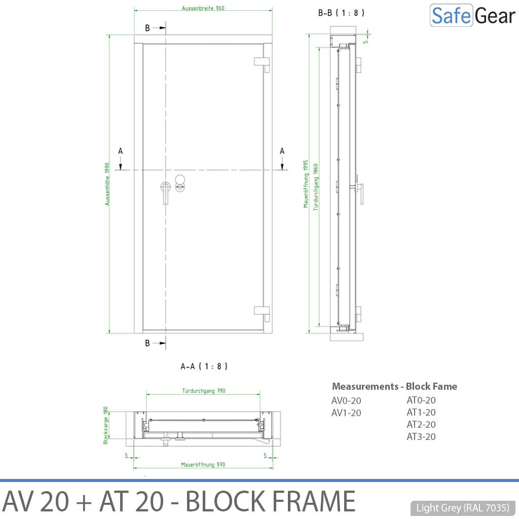 Vault Door - AV1-22 - Grade 1