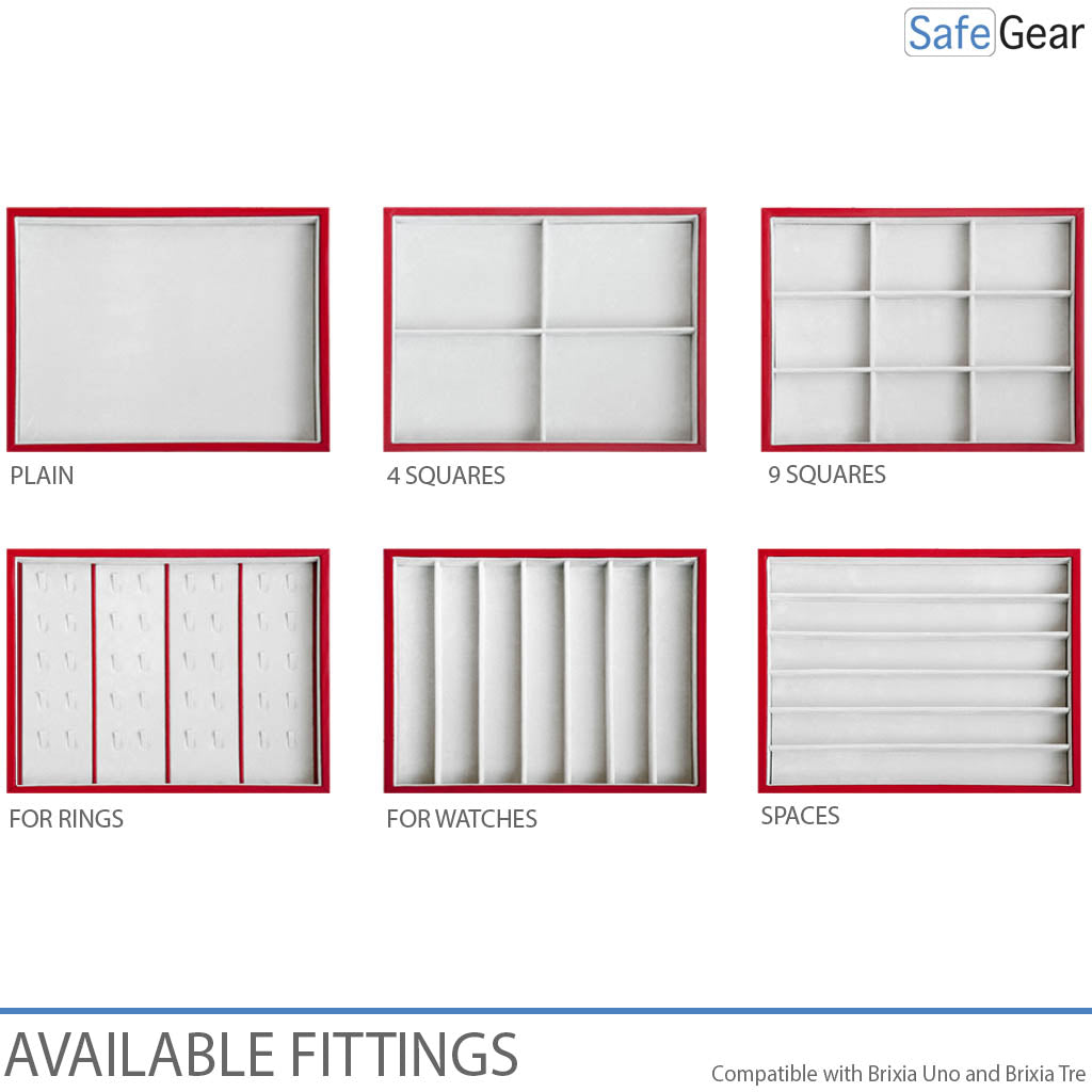 Brixia Uno organizer with 4 drawers for size 1