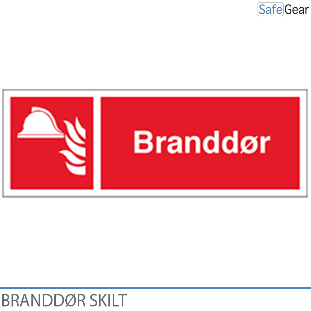 Fire door - Sign - 105 x 297mm - Plastic