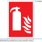 Brandblusser / Blusser Bord - Zelfklevend Vinyl
