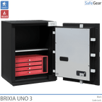 Brixia Uno 3 Tresor (66L) - Einbruchschutz Klasse I - Zahlenschloss