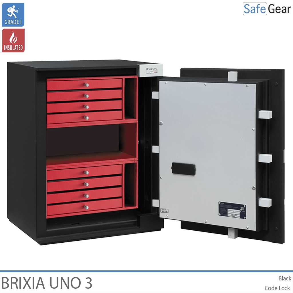 Brixia Uno 3 Tresor (66 L) – Einbruchschutz Klasse I – Codeschloss