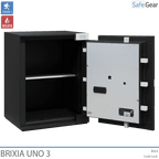 Brixia Uno 3 Tresor (66L) - Einbruchschutz Klasse I - Zahlenschloss