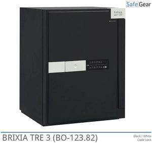 Brixia Tre 3 Tresor (67L) - Links angeschlagen - Einbruchstest Klasse III - Zahlenschloss