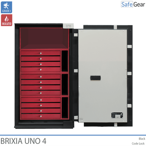 Brixia Uno 4 Pengeskab (88L) - Indbrudstest Grade I