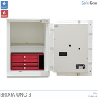 Brixia Uno 3 Tresor (66L) - Einbruchschutz Klasse I - Zahlenschloss