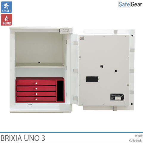 Brixia Uno 3 Tresor (66L) - Einbruchschutz Klasse I - Zahlenschloss