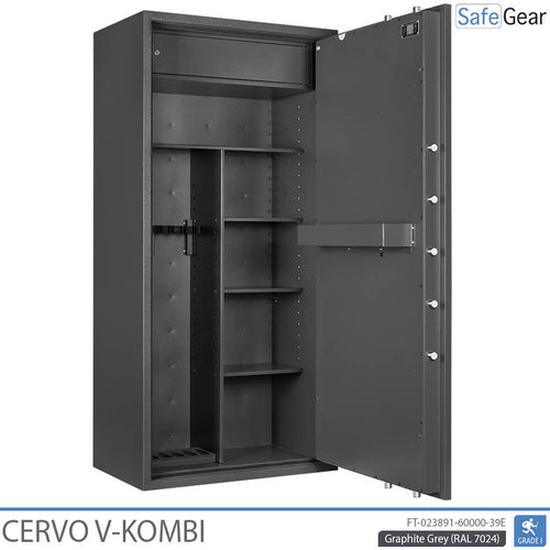 Cervo V Combi – Waffenschrank – (7 Gewehre) – Einbruchschutz Klasse 1