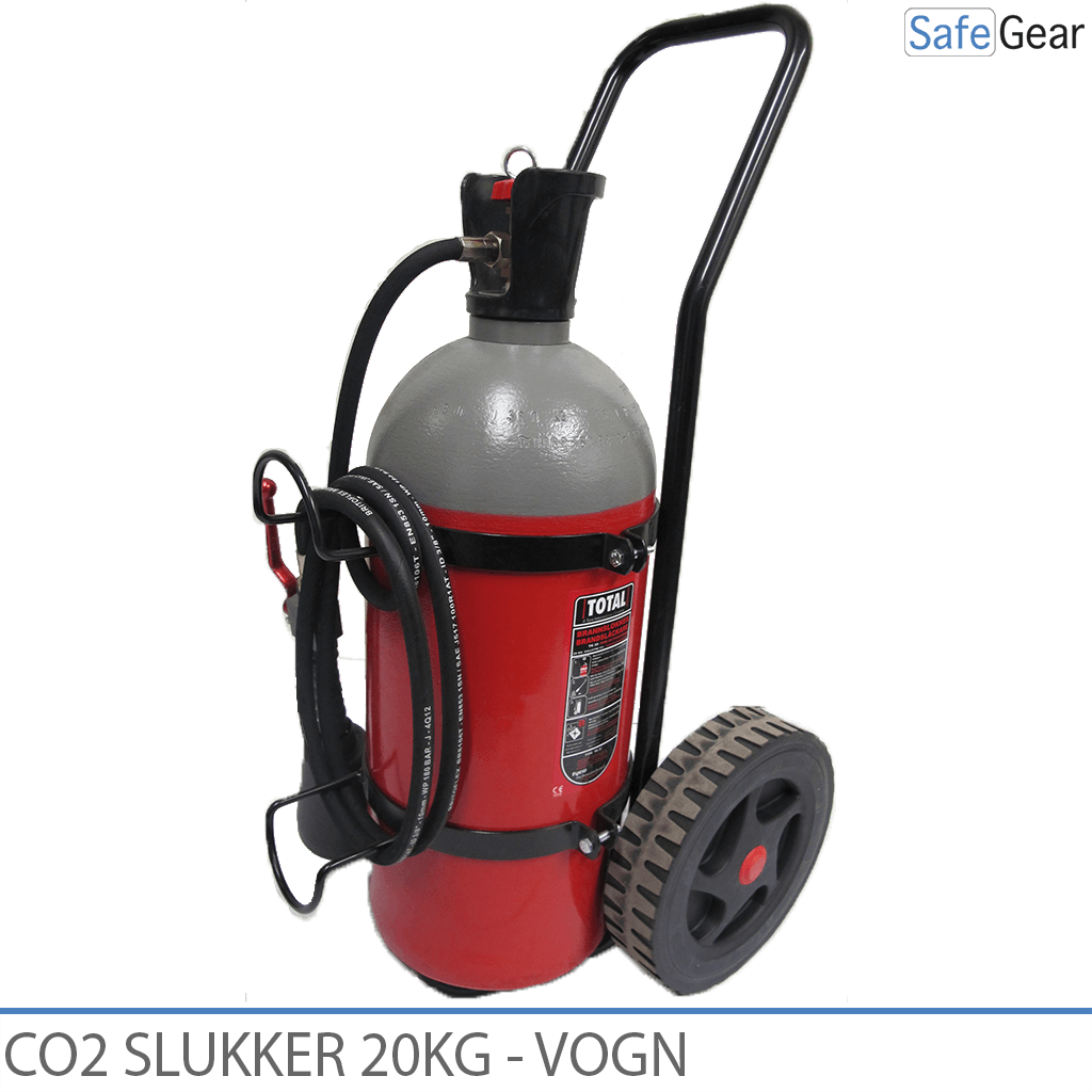CO2 Slukker 10 kg - Vogn