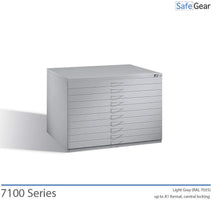 Drawing cabinet A1 with 10 drawers