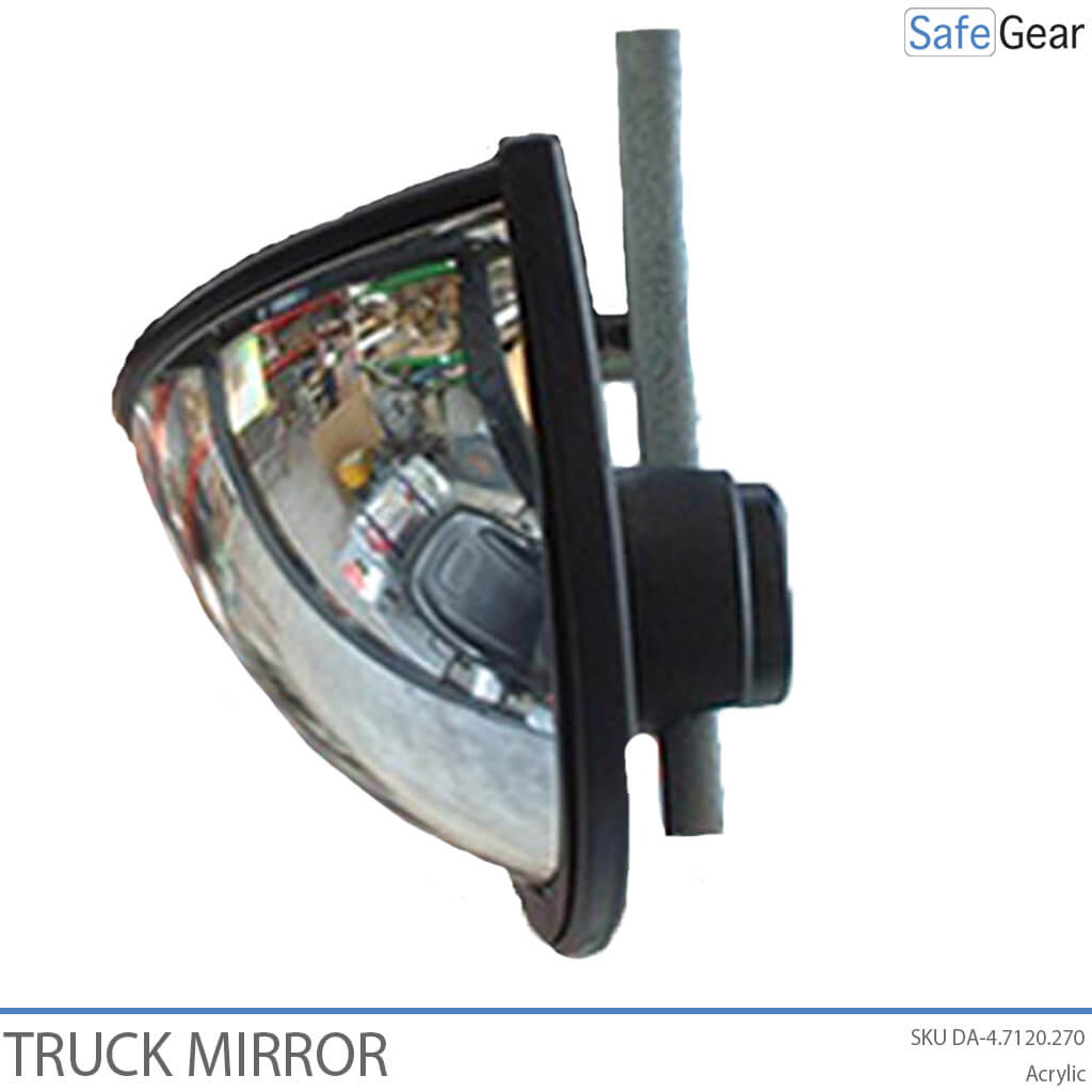 Espejo panorámico para vehículos industriales - 180º - 25 cm