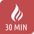 30 Minutes Fire Resistance – Tested and certified to protect the contents for up to 30 minutes under fire conditions of up to 927 °C (1700 °F).Well suited to storing documents and media.
