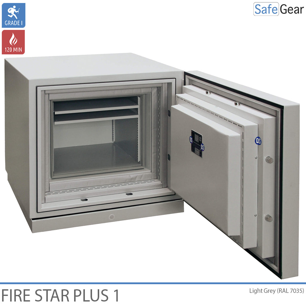 Fire Star Plus 1 Fireproof Data Safe (84 LTO) - Burglary Test Grade I / Fire Test 120 min