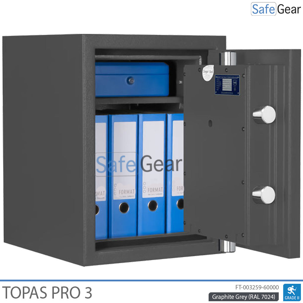 Topas Pro 3 Coffre-fort (47 L) - Test d'effraction Grade II