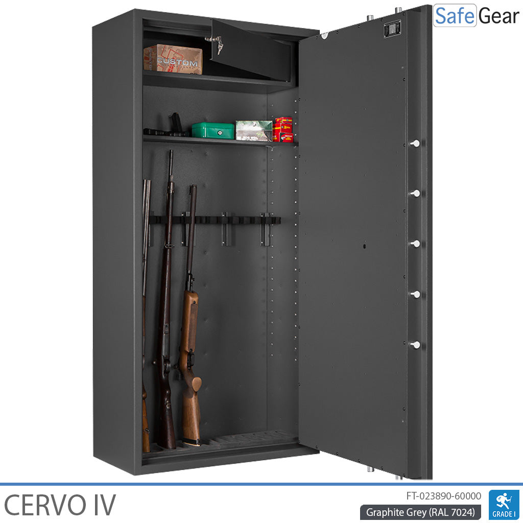 Cervo IV - Wapenkluis - (14 Geweren) - Inbraaktest Klasse 1