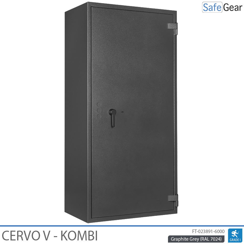 Cervo V Combi – Waffenschrank – (7 Gewehre) – Einbruchschutz Klasse 1