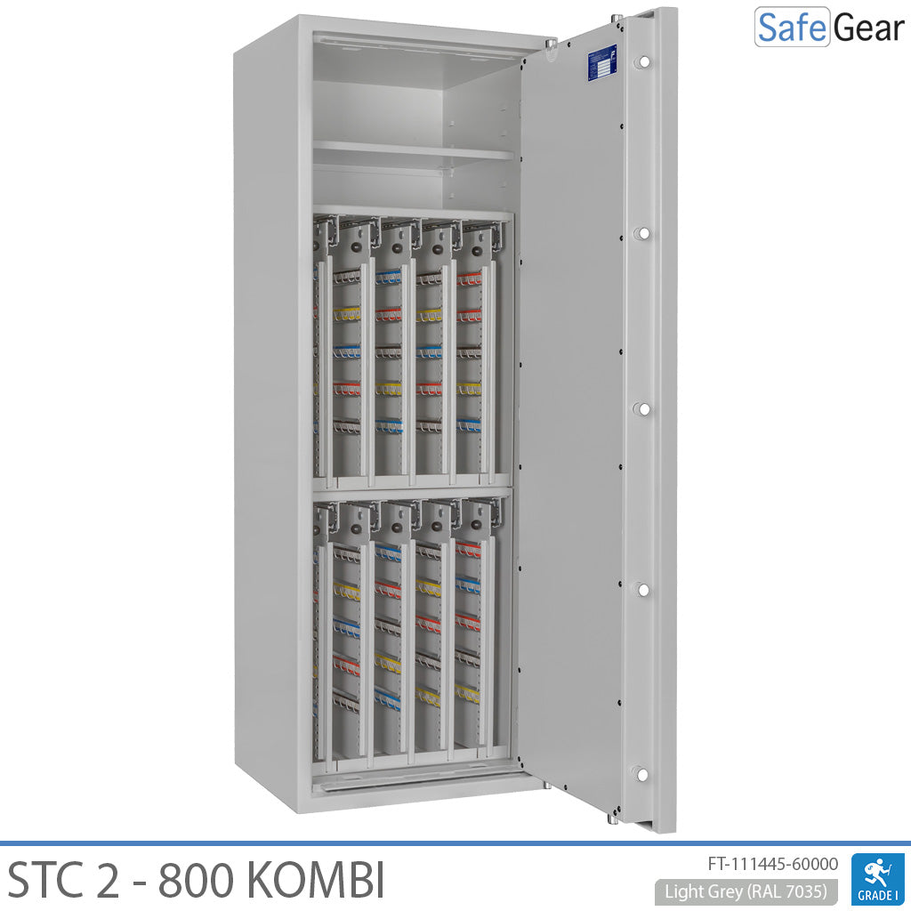 STC 2 - 800 Kombi - 800 touches (166 L) - Catégorie de cambriolage I - Serrure à code