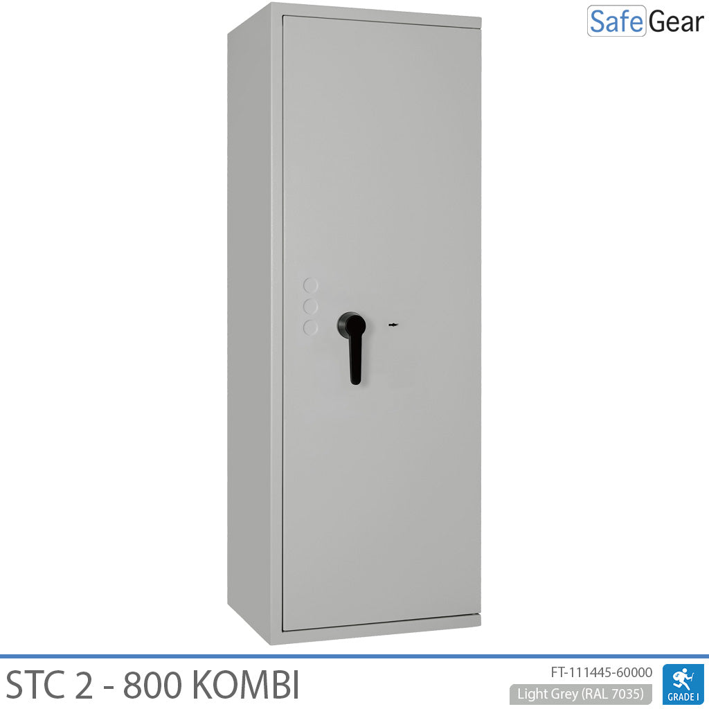 STC 2 - 800 Kombi - 800 touches (166 L) - Catégorie de cambriolage I - Serrure à code