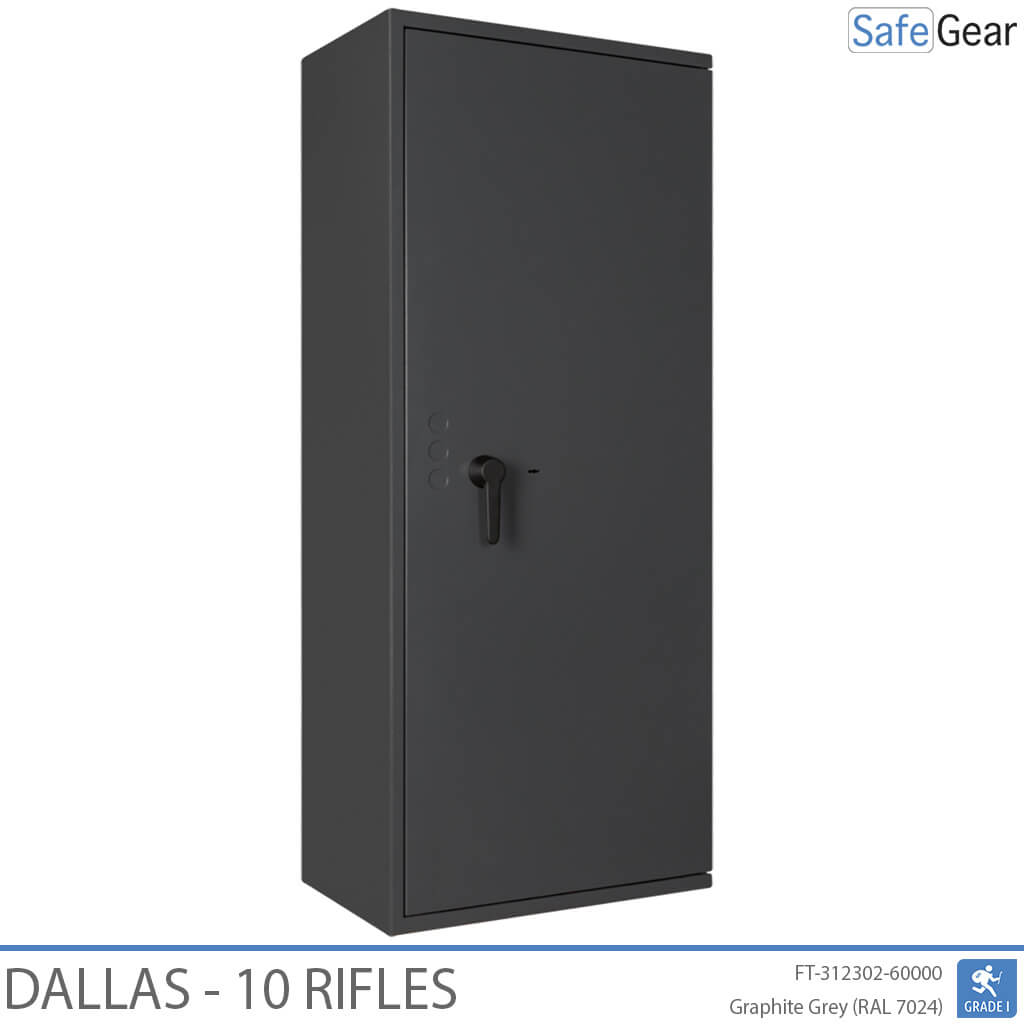 Dallas - Gun Safe (10 Rifles) - Burglary Test Grade 1