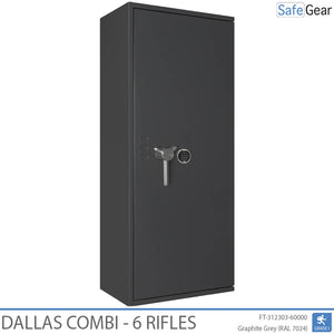 Dallas Combi - Waffenschrank (6 Gewehre) - Einbruchschutz Klasse 1