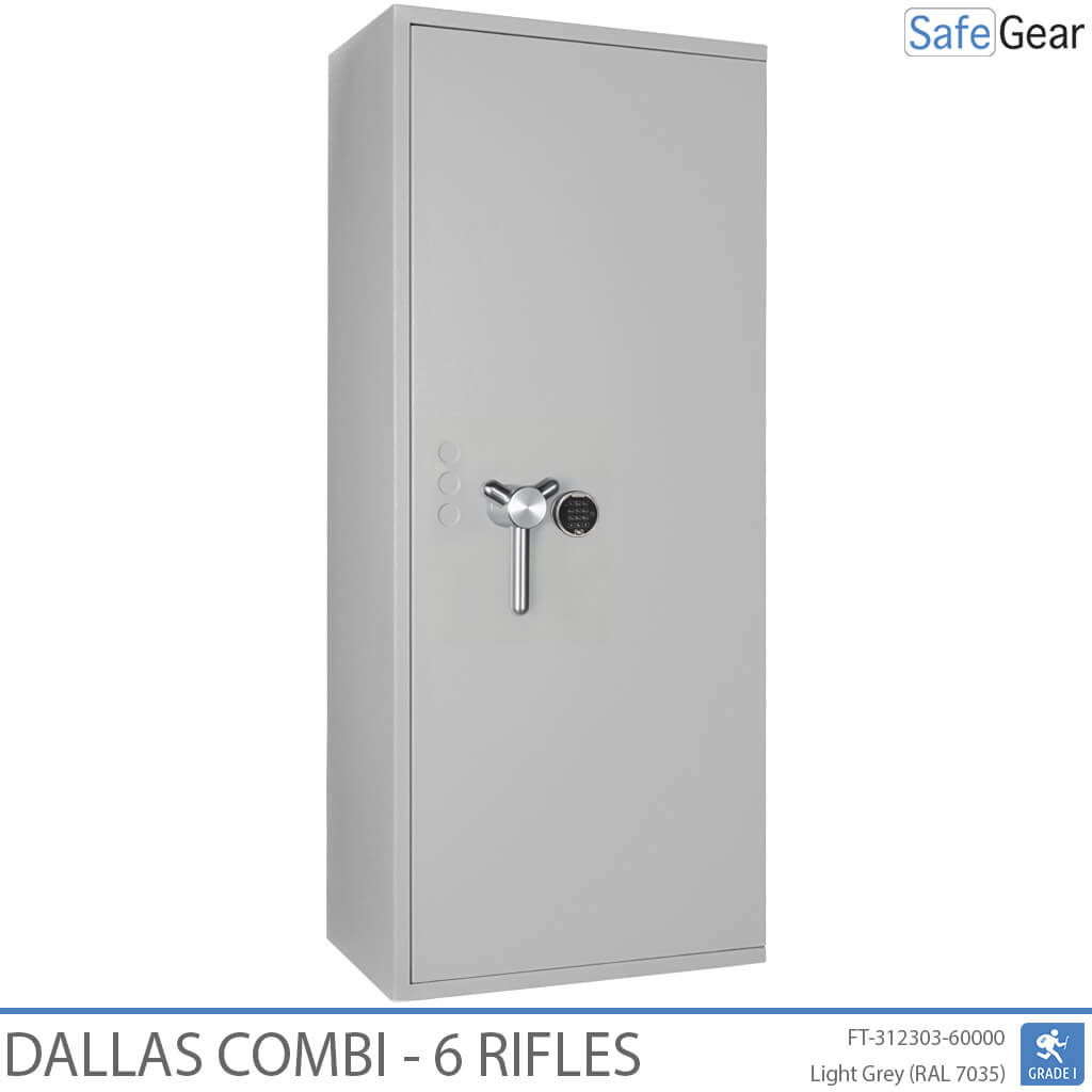 Dallas Combi – Waffenschrank (6 Gewehre) – Einbruchschutz Klasse 1