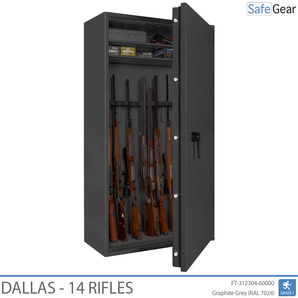 Dallas - Gun Safe (14 Rifles) - Burglary Test Grade 1