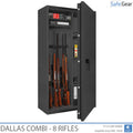 Dallas Combi – Waffenschrank (8 Gewehre) – Einbruchschutz Klasse 1