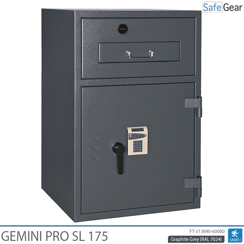 Gemini Pro SL 175 Deposit Safe (205 L) - Burglary Test D-I - Key Lock