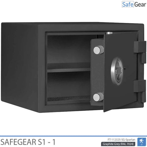 SafeGear SG 1 - Sicherheitsschrank (34 Liter) - Einbruchschutz Klasse S1