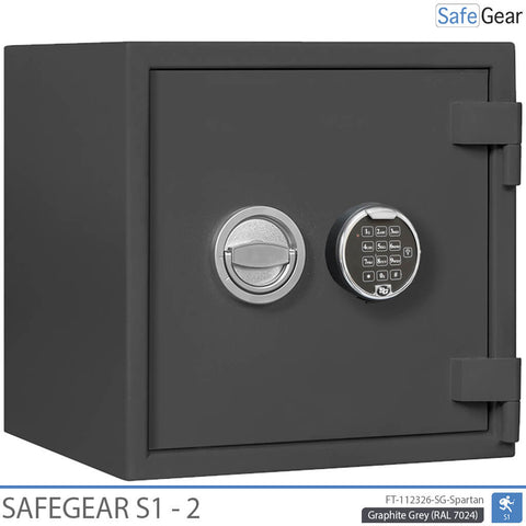 SafeGear SG 2 - Coffre-fort de sécurité (46 litres) - Classement test cambriolage S1