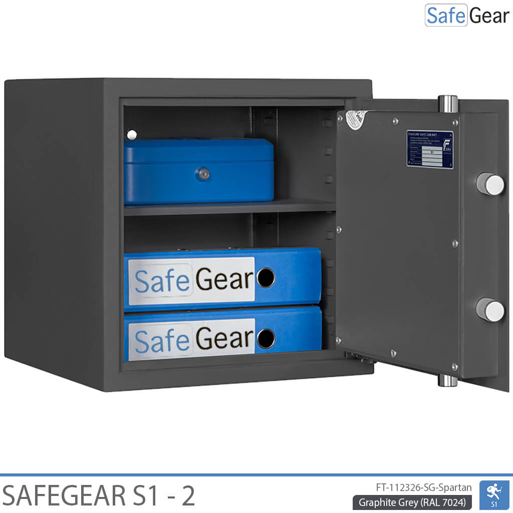 SafeGear SG 2 - Coffre-fort de sécurité (46 litres) - Classement test cambriolage S1