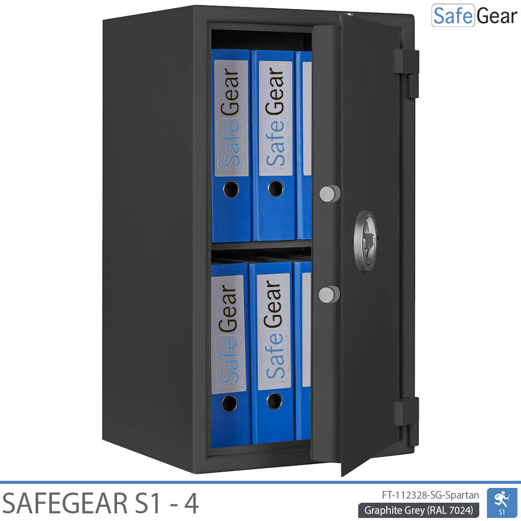 SafeGear SG 4 - Coffre-fort de sécurité (85 litres) - Classement test cambriolage S1