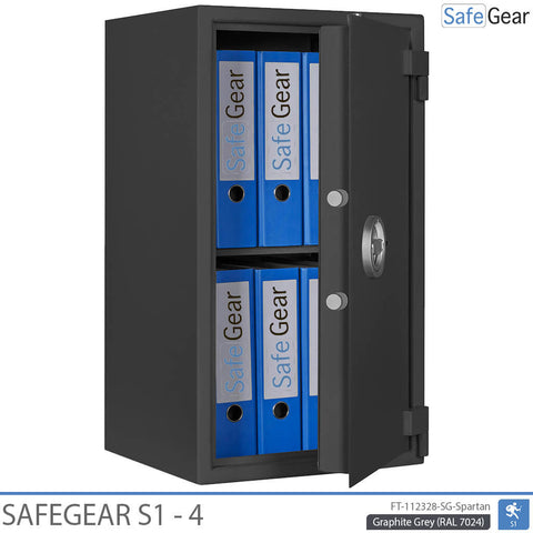 SafeGear SG 4 - Coffre-fort de sécurité (85 litres) - Classement test cambriolage S1