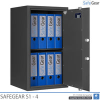SafeGear SG 4 - Security Safe (85 Liters) - Burglary Test Grade S1