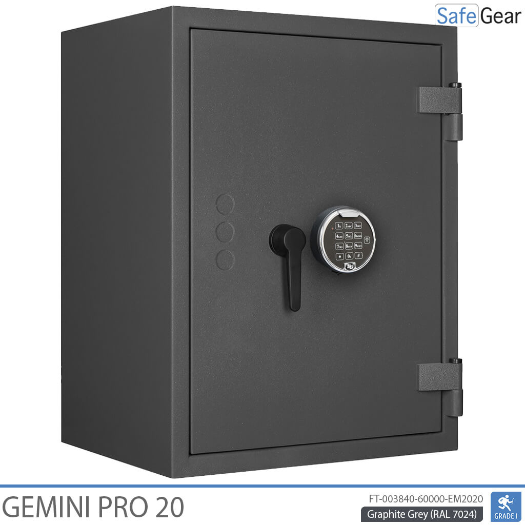 Gemini Pro 20 – Sicherheitstresor (141 Liter) – Einbruchprüfung Klasse 1