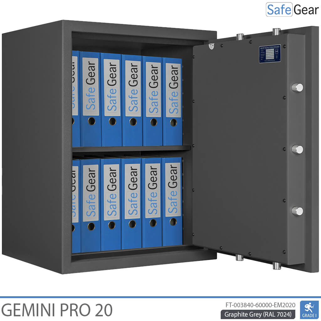 Gemini Pro 20 – Sicherheitstresor (141 Liter) – Einbruchprüfung Klasse 1